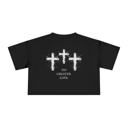 No Greater Love Crop Tee