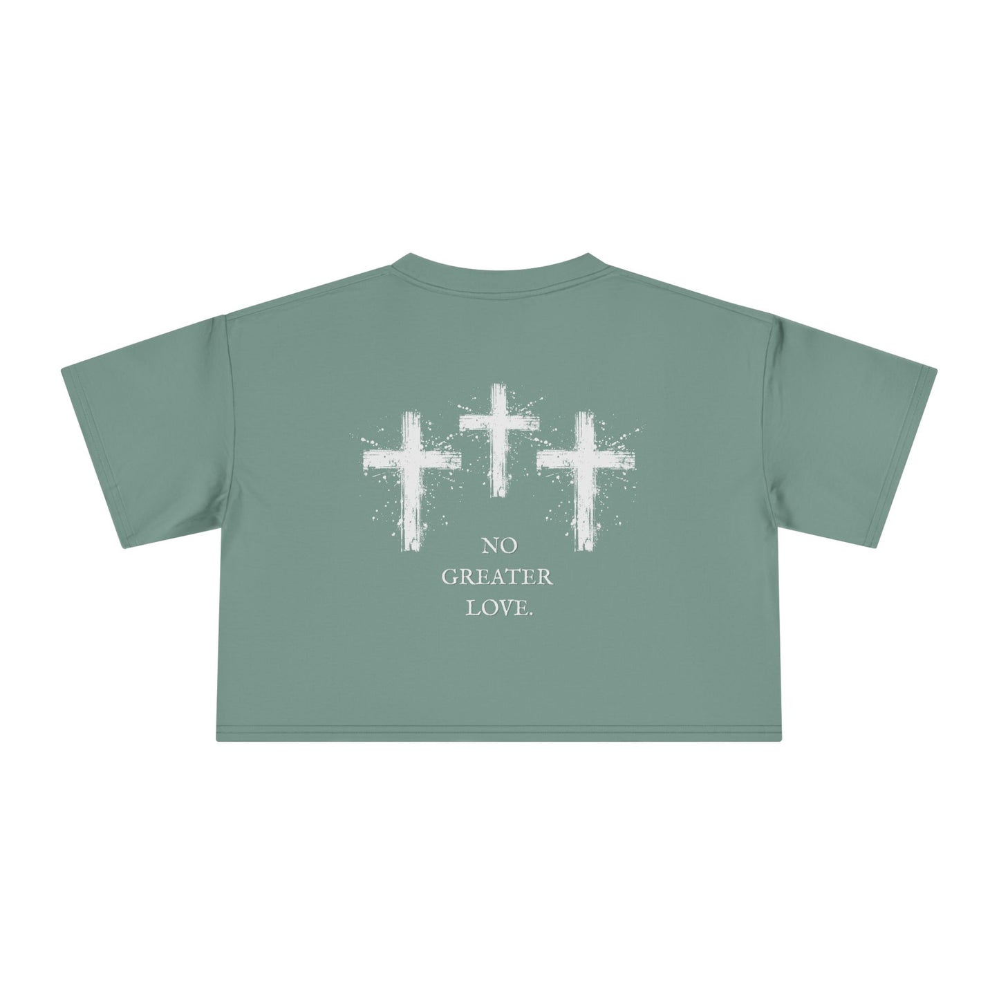 No Greater Love Crop Tee
