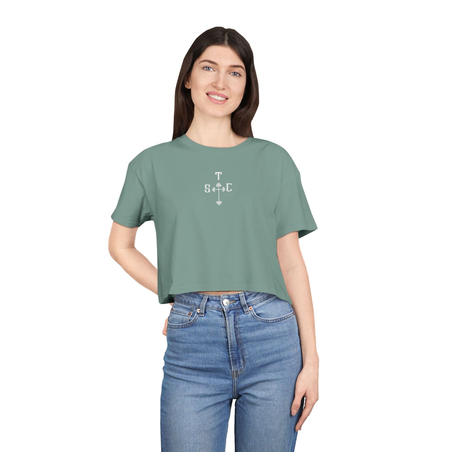 No Greater Love Crop Tee