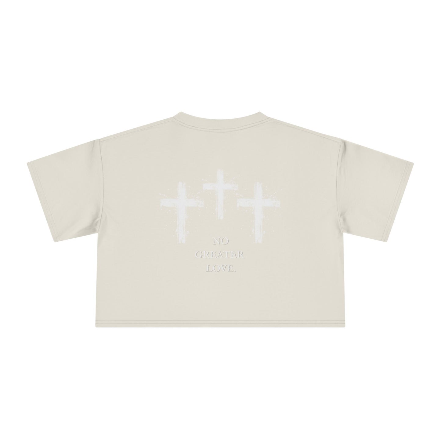 No Greater Love Crop Tee