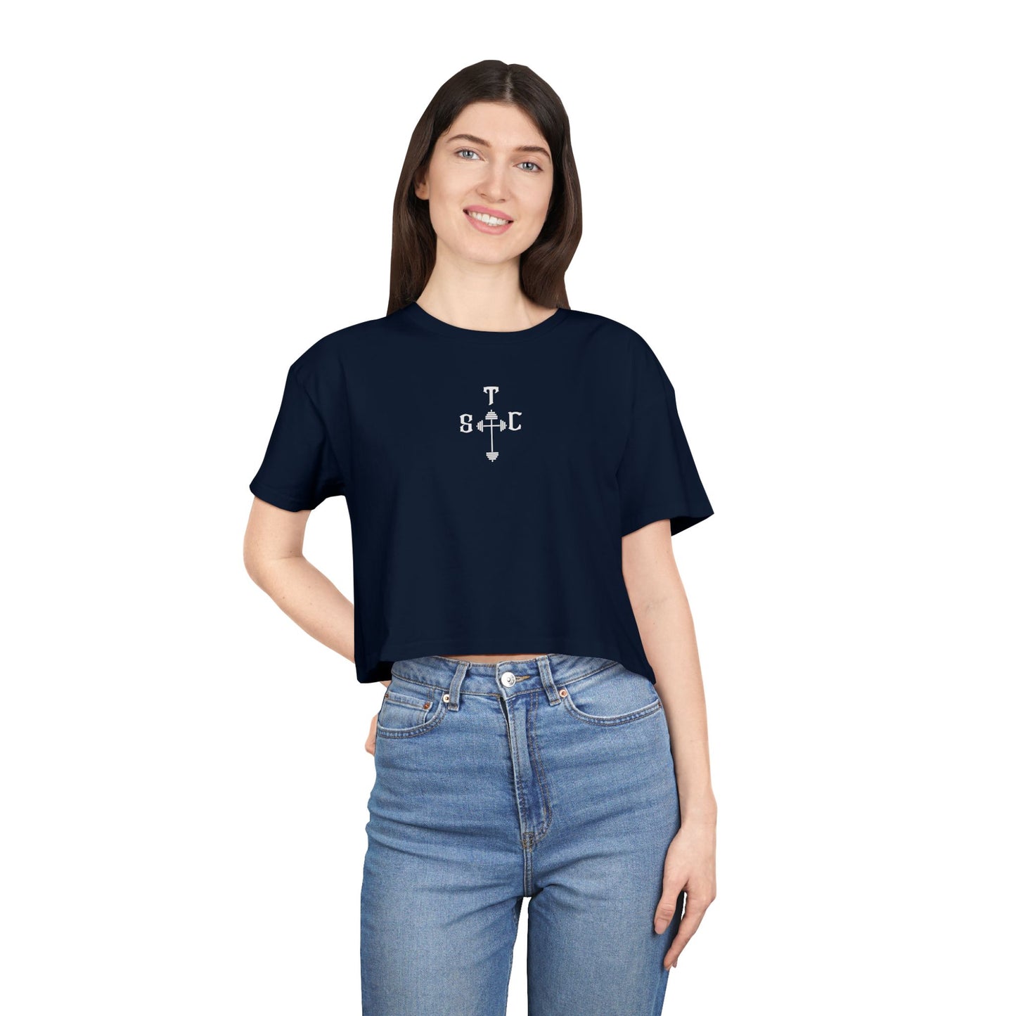 No Greater Love Crop Tee