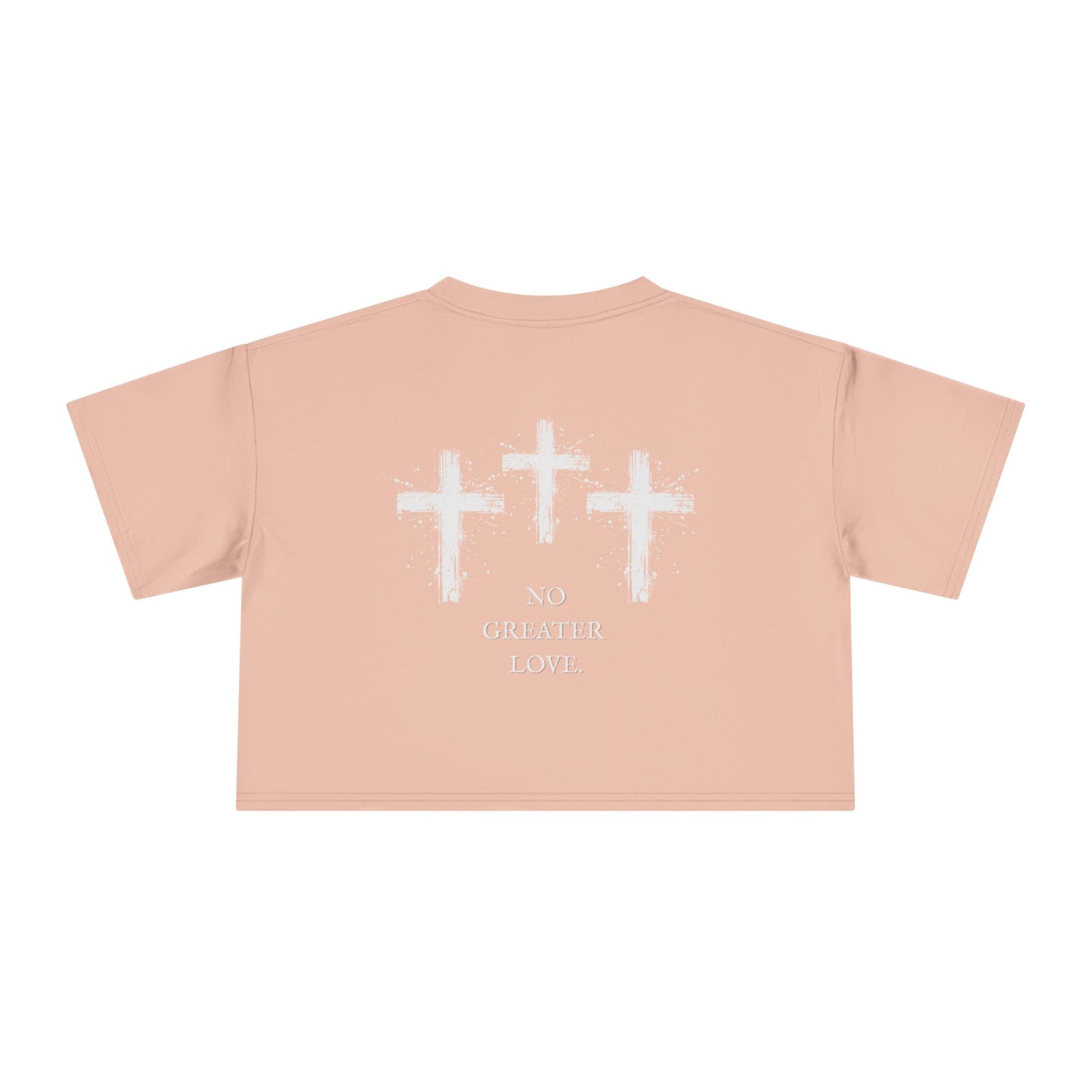No Greater Love Crop Tee