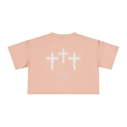 No Greater Love Crop Tee