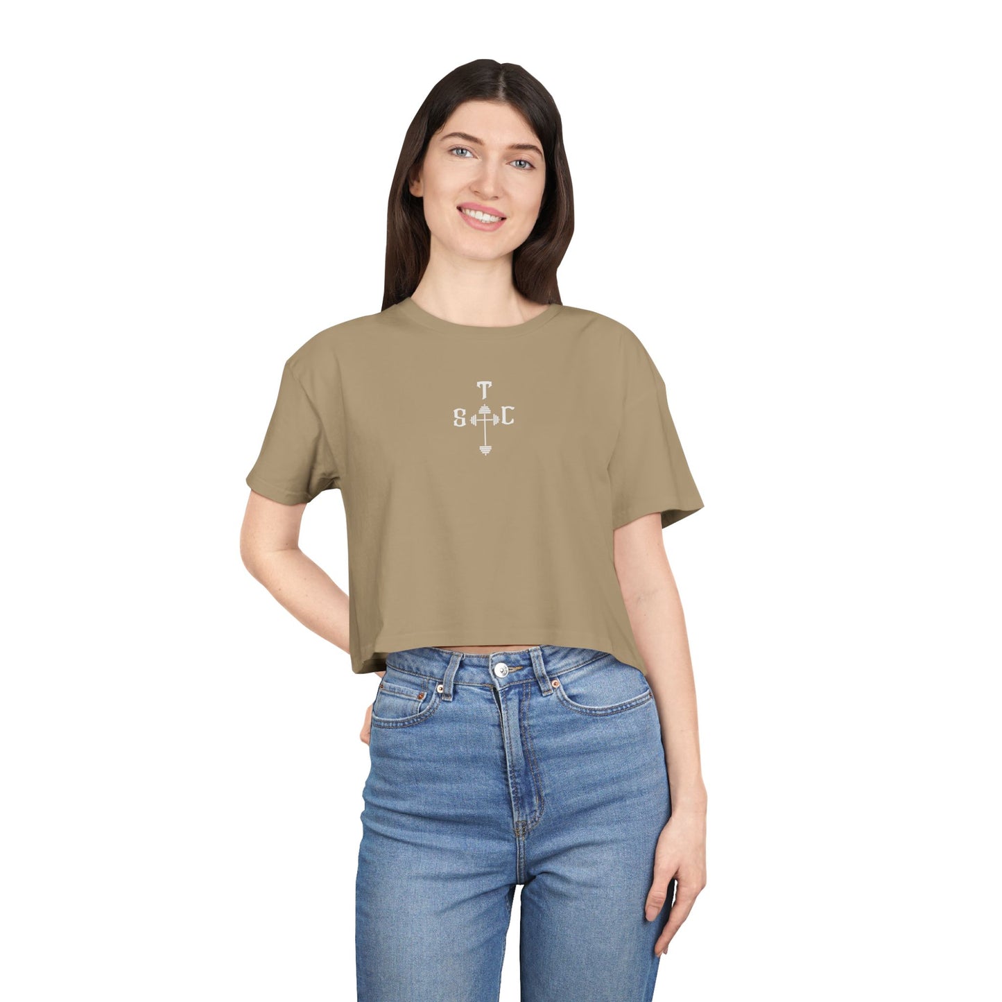 No Greater Love Crop Tee