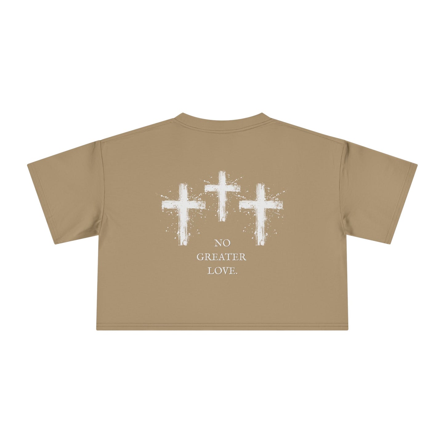 No Greater Love Crop Tee