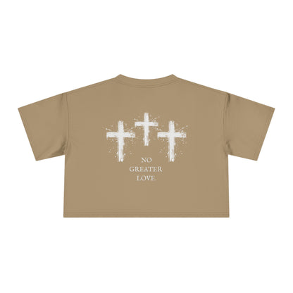 No Greater Love Crop Tee