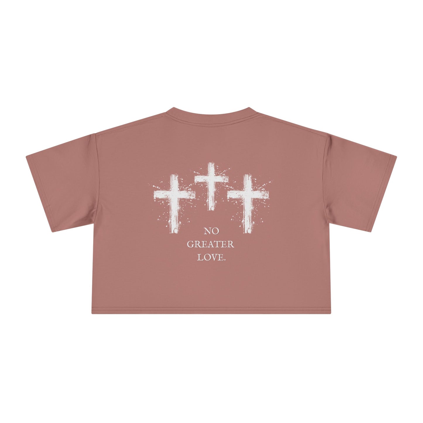 No Greater Love Crop Tee