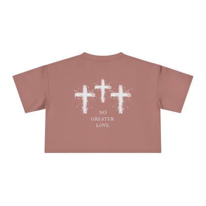 No Greater Love Crop Tee