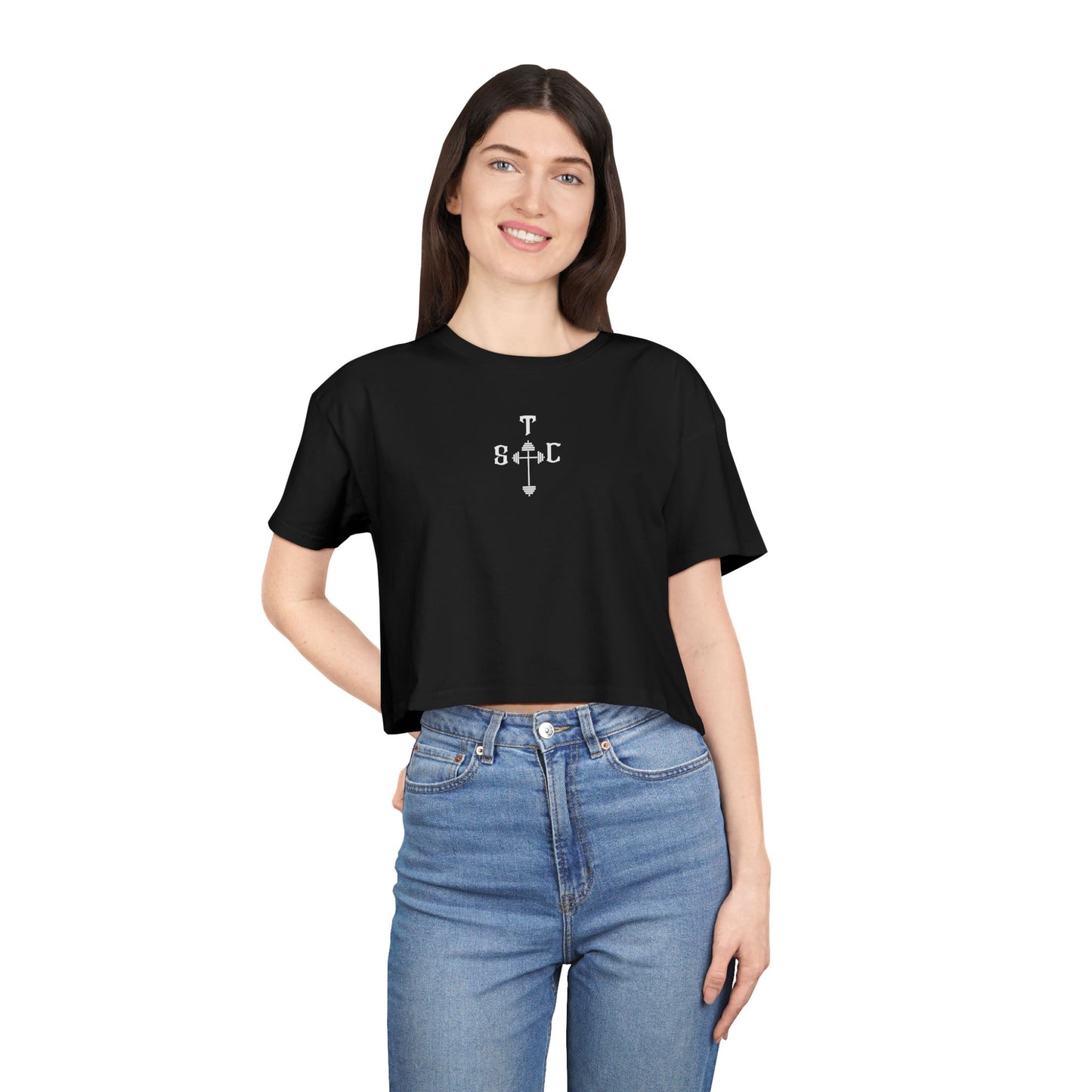 No Greater Love Crop Tee