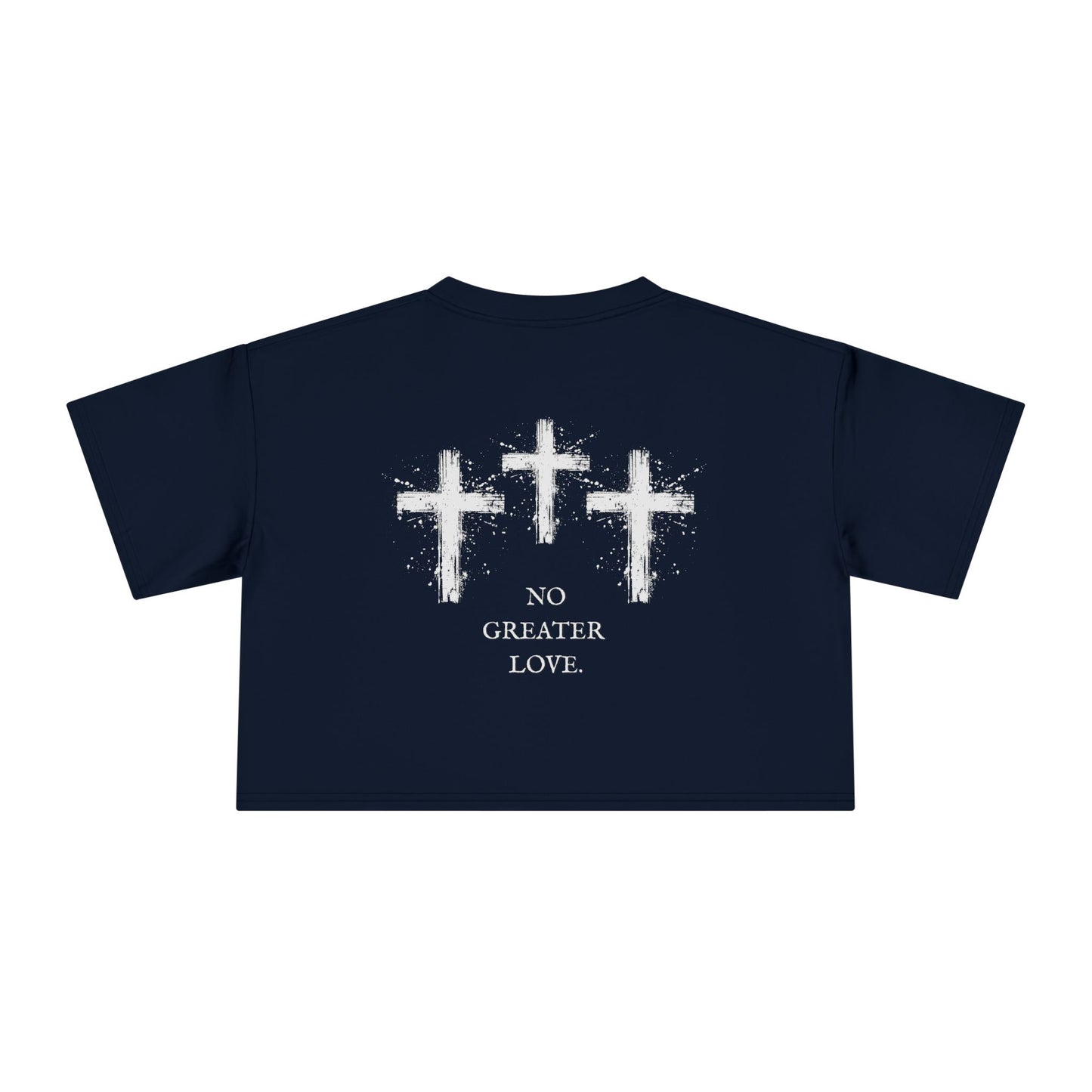 No Greater Love Crop Tee