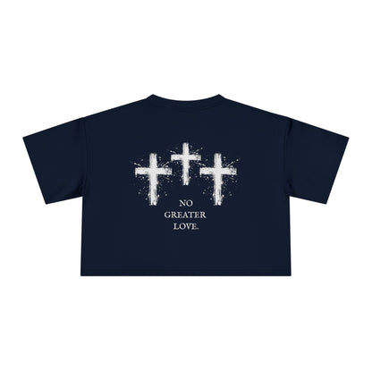 No Greater Love Crop Tee